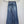CD 25SS Laser Printed Stripe Pattern Wide-Leg Jeans Blue Cotton 306510