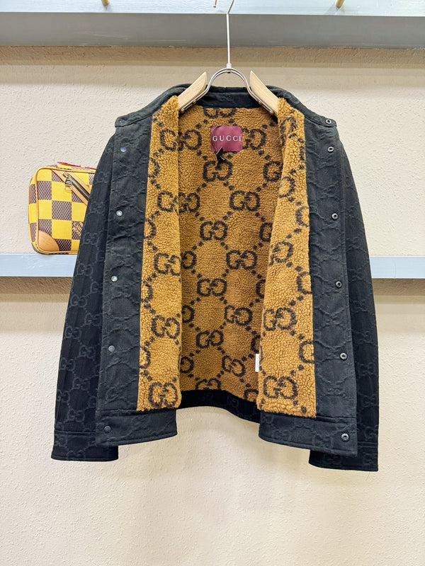 Gucci 25 Fleece Lining Fabric Jacket 108870