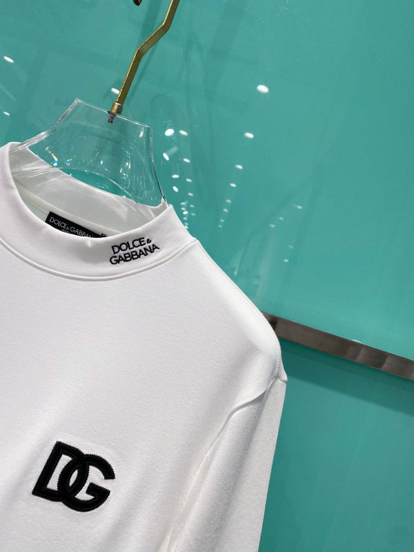 Gucci 25 Velvet Micro-Plush Half-Turtleneck Bottoming Shirt 106326