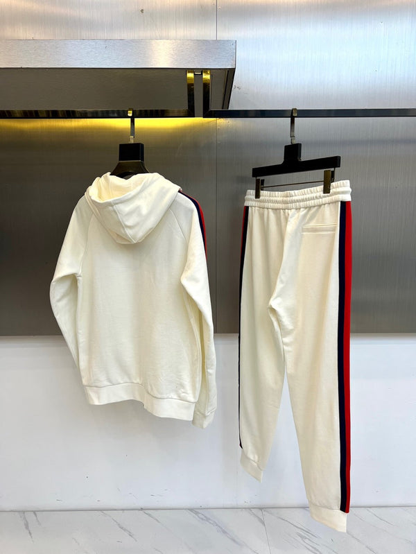 Gucci 25 Hooded Zip-up Jacket and Cuffed Trousers Suit 104022