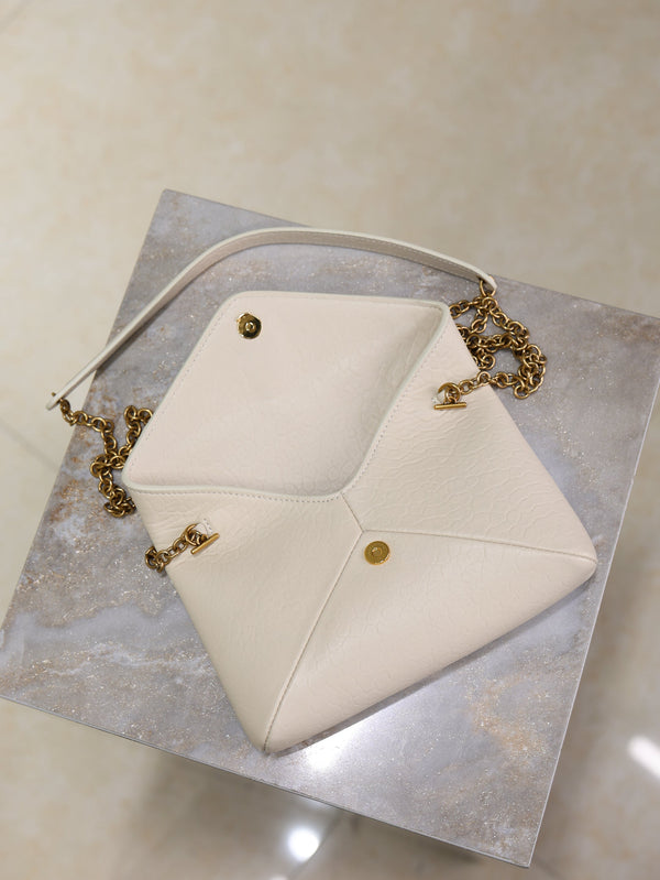 Cassandre Mini Bag 19cm Cream Lambskin GHW