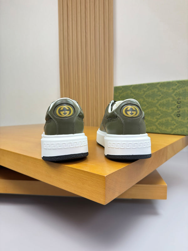 GG SNEAKER GREEN NAPPA LEATHER 194569