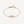 ZERO 1 SOFT PINK GOLD AND WHITE CERAMIC BRACELET
