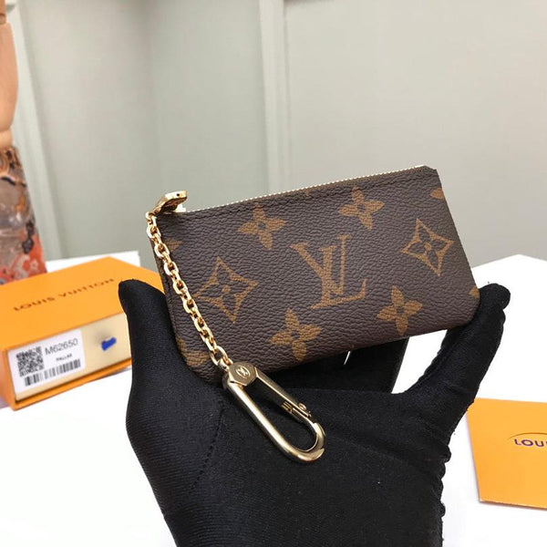 LV KEY POUCH 12 BROWN MONOGRAM CANVAS