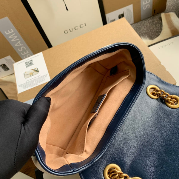BORSA A MANO GG MARMONT 22 IN PELLE DI VITELLO BIANCA