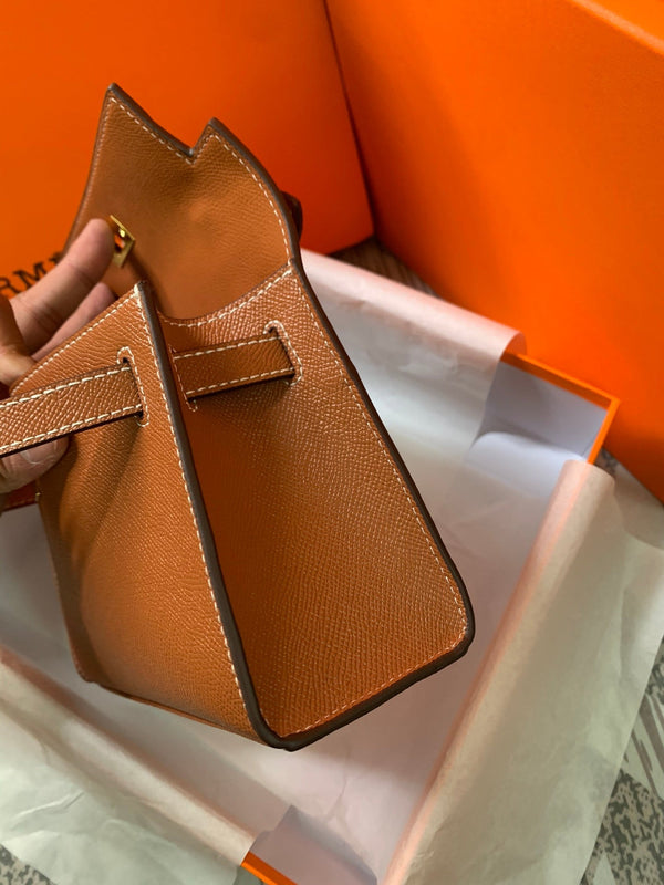 HM KELLY MINI POCHETTE 22 CIDER EPSOM