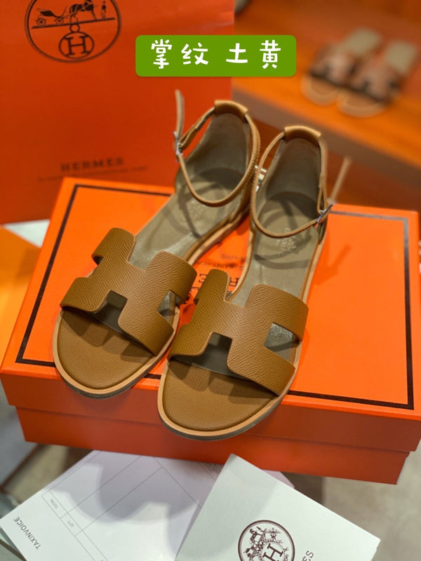 SANDALO SANTORINI IN PELLE DI VITELLO RAME