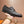 HM BUSINESS LACE UP SHOES BLACK CALFSKIN WITH MESH MOTIF
