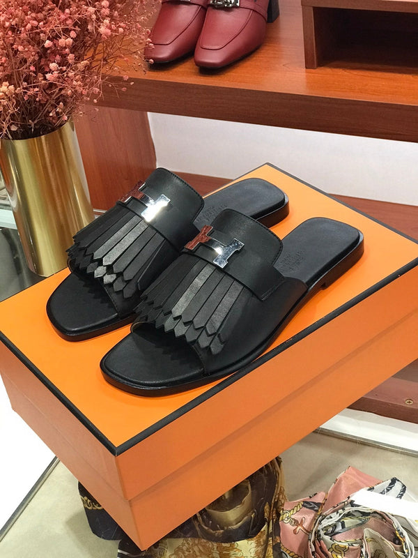 SANDALO ROYAL IN PELLE DI AGNELLO NERA