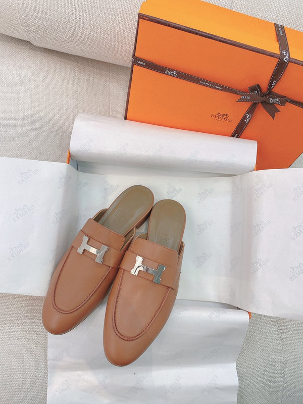 HM Mule Baby Pink Pelle di vacchetta 348039