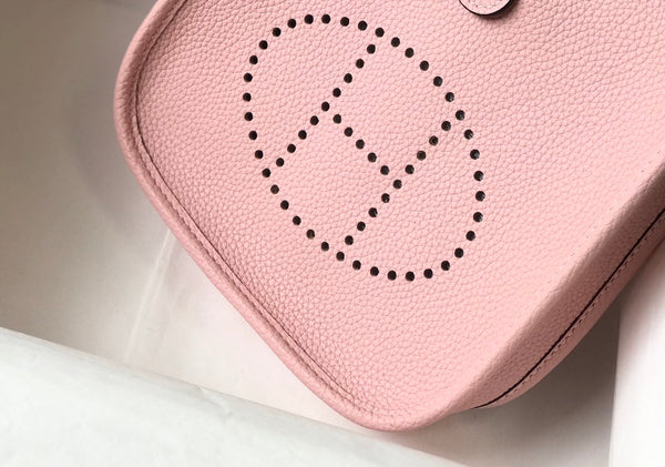 Mini Evelyne 18 cm Rosa Togo Ghw