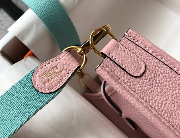 Mini Evelyne 18 cm Rosa Togo Ghw