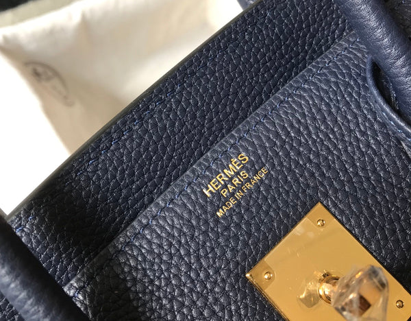 HM BIRKIN 35CM NAVY TOGO LEATHER GOLD HARDWARE