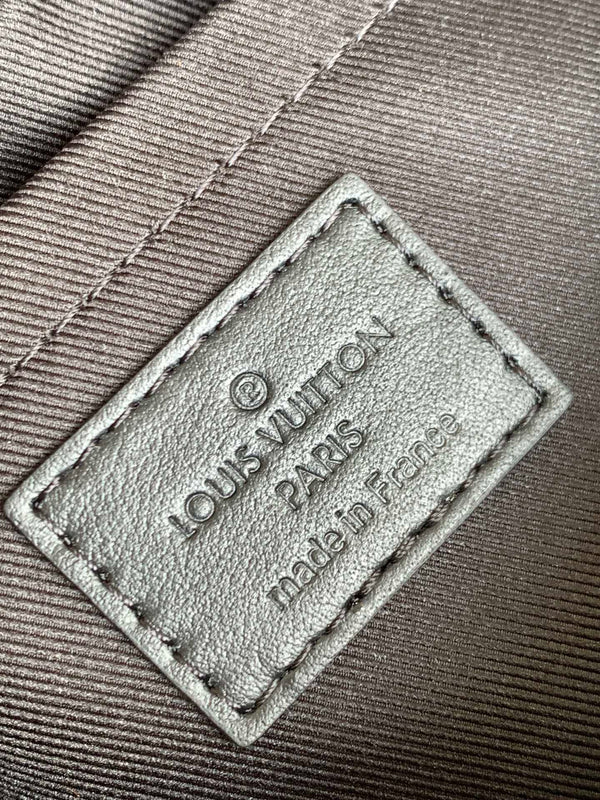 MINI SOFT TRUNK 18 IN BROWN MONOGRAM CANVAS WITH EMBROIDERED ANIMATED CHARACTER