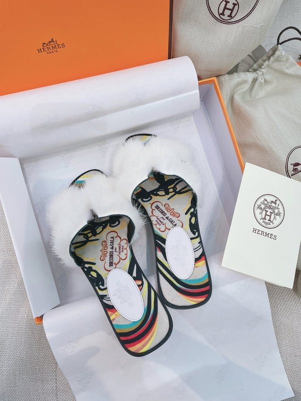 Tessuto in pelliccia di visone bianco arancio HM 25 348090