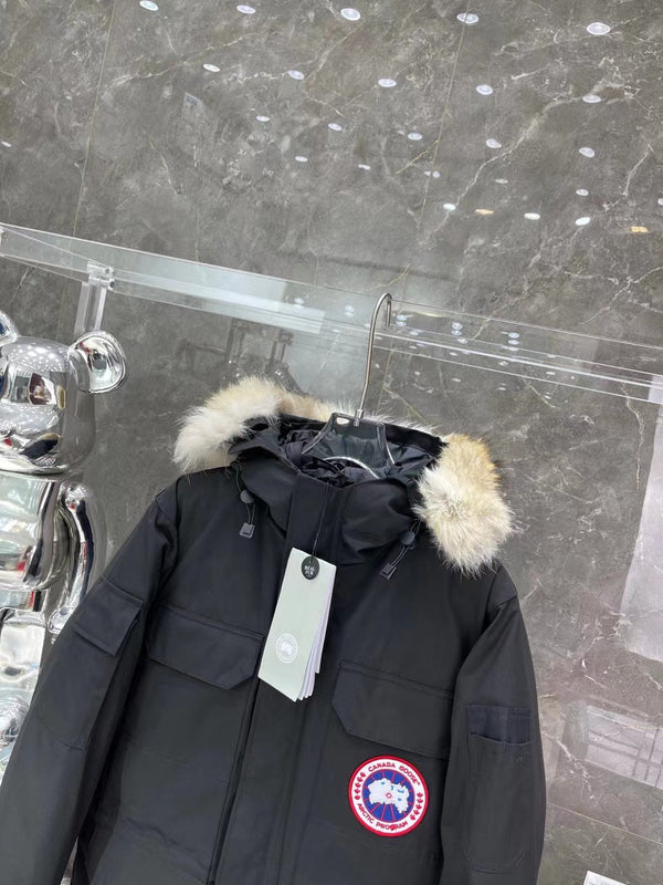 C. Goose Bomber Jacket Black Polyester 0031