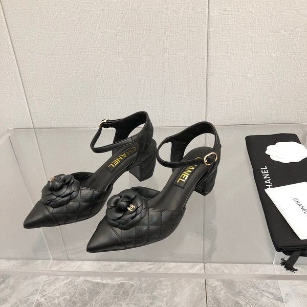 CC 25C 5CM Slingback Ballerine in Pelle Nera 213242