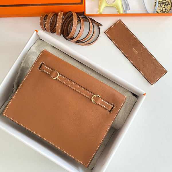 Kelly Danse II 22cm Tan Evercolor Leather Ghw