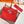 Kelly Danse II 22cm Borsa in pelle Evercolor rossa