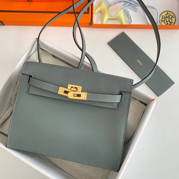 Kelly Danse II 22cm Sky Blue Evercolor Leather Ghw