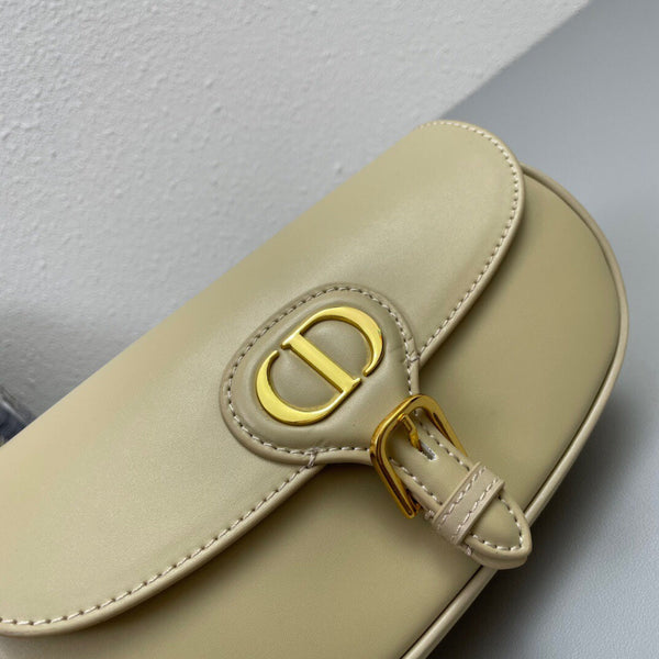 MINI BOBBY EAST-WEST 20 BAG IN BEIGE CREAM CALFSKIN