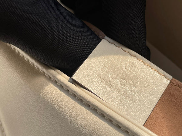 BORSA GG MARMONT TRAPUNTATA PICCOLA 22 IN PELLE DI VITELLO BIANCA