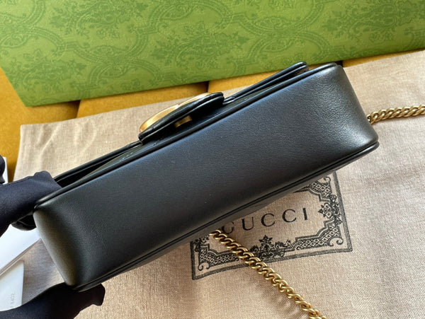 BORSA GG MARMONT MINI 16 IN PELLE DI VITELLO NERA