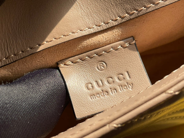 BORSA GG MARMONT MINI 16 IN PELLE DI VITELLO BEIGE