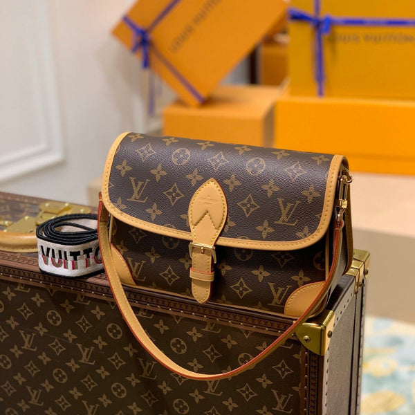 diane 24 brown monogram canvas