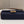 BAGUETTE WITH FF MOTIF 27 IN NAVY BLUE JACQUARD FABRIC GOLD HARDWARE