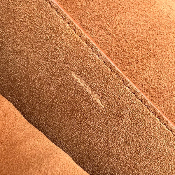 FOLCO CUIR TRIOMPHE 18 IN RED BROWN CALFSKIN