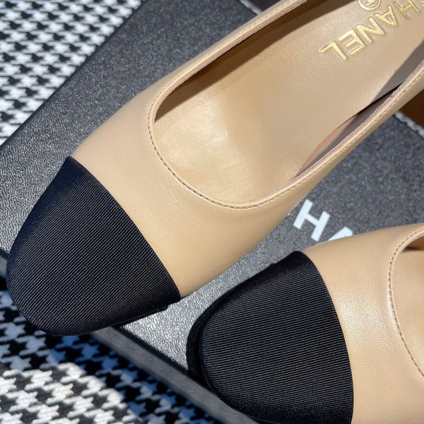 CC Pumps 65MM In Beige Lambskin 144346