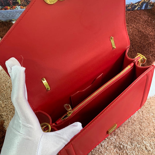 devotion 24 top-handle red calfskin