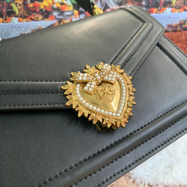 devotion 24cm top-hand black cafskin