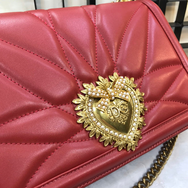 large devotion 26 shouder bag burgundy cafskin