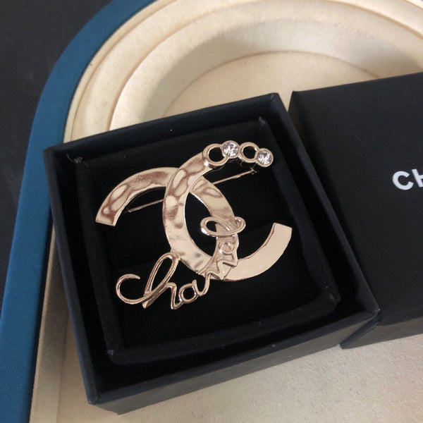 CC Brooch Pink Gold 159602