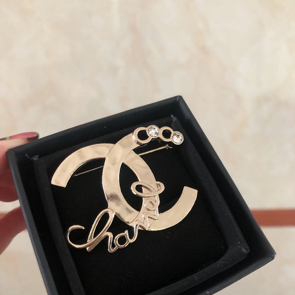 CC Brooch Pink Gold 159602