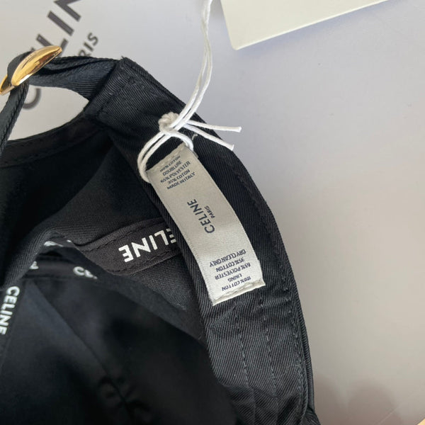 Celin Cap Black Cotton Twill Fabric 210448