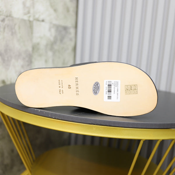 HM IZMIR SANDAL BLACK LAMBSKIN