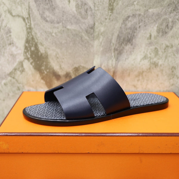 SANDALO HM IZMIR IN PELLE DI VITELLO COLOR DENIM