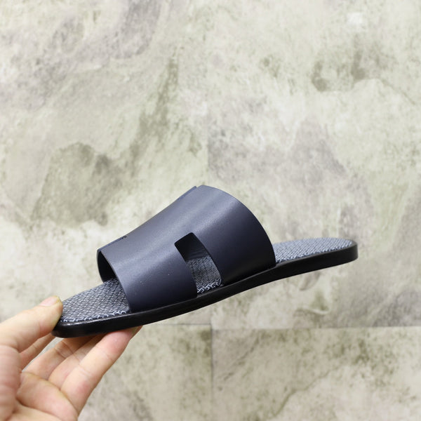 SANDALO HM IZMIR IN PELLE DI VITELLO COLOR DENIM