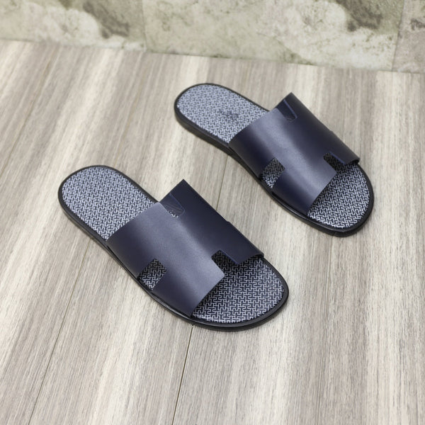 SANDALO HM IZMIR IN PELLE DI VITELLO COLOR DENIM