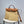Herbag 31 Toile Beige Canvas Gold Cowhide Leather