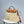 Herbag 31 Toile Light Beige Canvas Gold Cowhide Leather