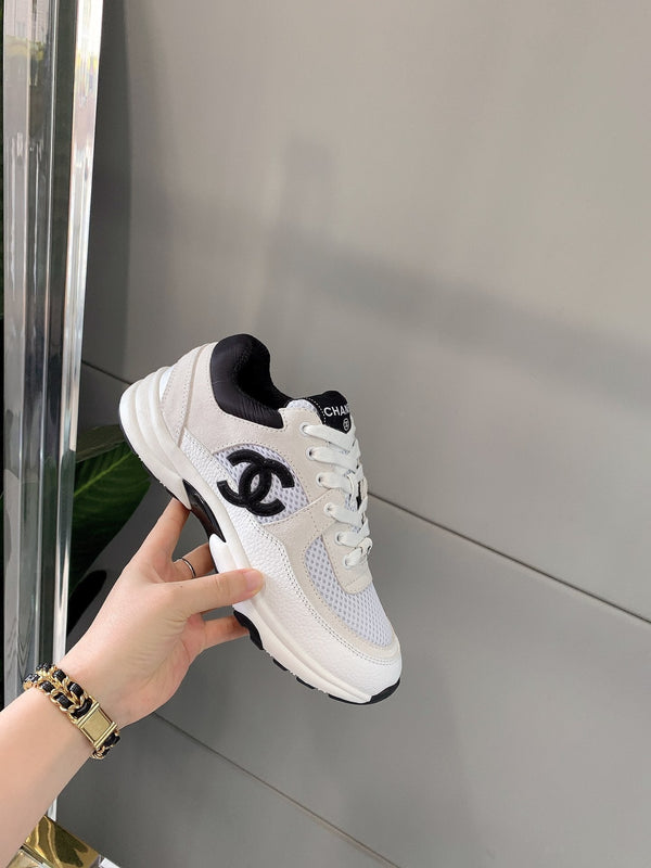 Sneaker CC in tessuto a rete bianco 145612