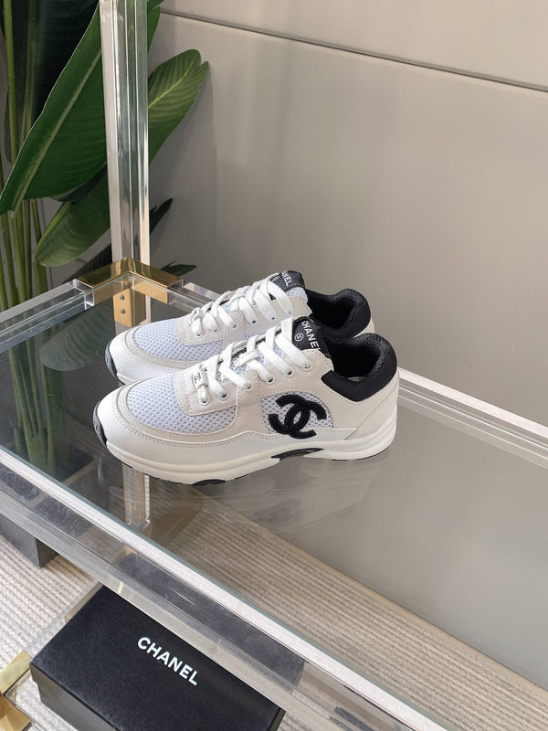 Sneaker CC in tessuto a rete bianco 145612