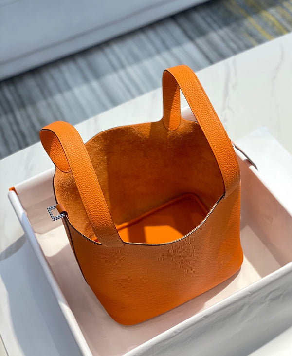 picotin lock 22 arancione togo shw