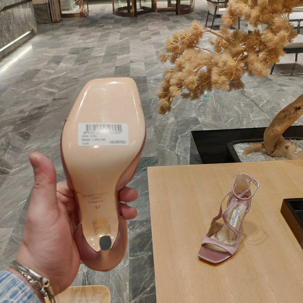 Jimmy 25 Azia 95 Pink Pearl Silk with Lambskin 240079