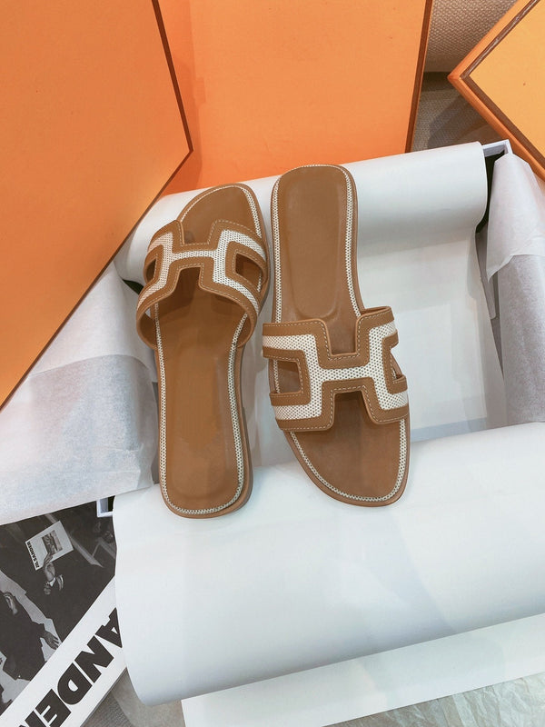 Sandalo Oran in pelle marrone