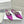 Manolo Flats Mules Diamond Buckle Purple Silk Satin 327487